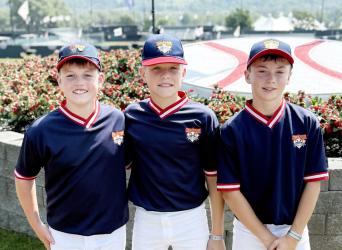 McCoy Ackerman, Riley Einck and Caden Behrends
