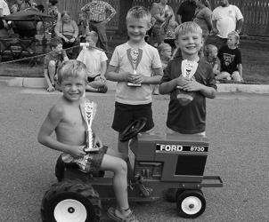 5 year-olds: 1st Jayden, 2nd Jonas, 3rd Ander
