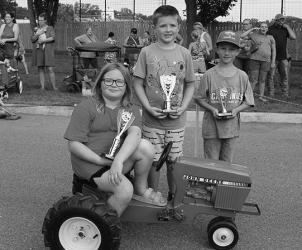 8 year-olds: 1st Izzy, 2nd Vance, 3rd Lucas
