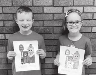 From Fulda Elementary: Granger Collin and Kaylie Stadler.