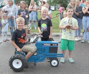5 year-olds: 1st - Greysyn H., 2nd Elias S., 3rd Diesel P.