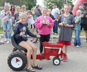 9 year-olds: 1st - Ruby L., 2nd Rylee S., 3rd Jameson T.