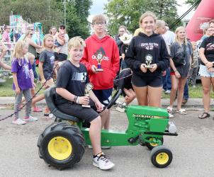 11 year-olds: 1st - McCoy A., 2nd Tatum M., 3rd McKinley P.