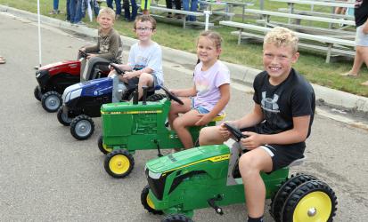 Four tractors were given away at the event. One was donated by Kibble Equipment, the others by anonymous donors. Winners were: Henlee Hanson-Henning, Jasper Coil, Tenika Talsma, and Grayson Gillette.