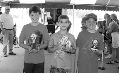 10 Year-Olds 1st Dylan B., 2nd Myles S., 3rd Colton G.