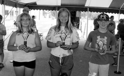 11 Year-Olds 1st Kaya K., 2nd Emmarie J., 3rd Owen B.