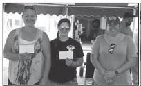 Women 1st Amanda, 2nd Kass, 3rd Jessica.