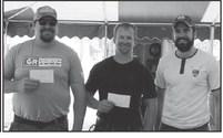 Men 1st Charlie, 2nd Michael, 3rd Mark.