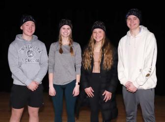 Snow King Thomas Huso &amp; Queen Kate Slettum and Snow Princess Erynn Rohrer and Prince Krew Schneider.