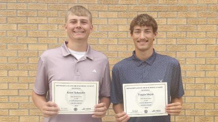 4th Year Letter Winners (L to R): Krew Schneider, Teague Meyer.