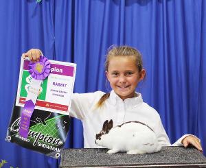 Lila Plaetz – Rabbits – Junior Showman, Goat – Market, (3-5) Fashion Revue Court of Honor – Purchased