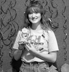 Sophia Nelson (pictured above) was awarded the Ignite your Spark Award, formally known as the “I Dare you Award.” Sophia Gaul (Pictured below) was named outstanding Murray County 4-H Ambassador for 2023. Sophia, a Lakers 4-H Club member, is also the Federations social media Director.