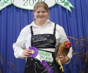 Paige Wittrock – Poultry - Intermediate Showman, Fruit, Vegetables and Herb Gardening - Overall Alida Scripture – Poultry - Junior Showman, Science Inquiry, Youth Leadership, Needle Arts