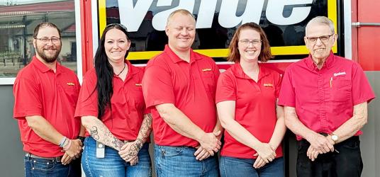 Pictured (L-R): Dustin Veldhuisen, Laura Chitay, TJ Gertsema, Nikkya Betz and George Bloom Not Pictured: Toni Galvin and Roger Lindmeier