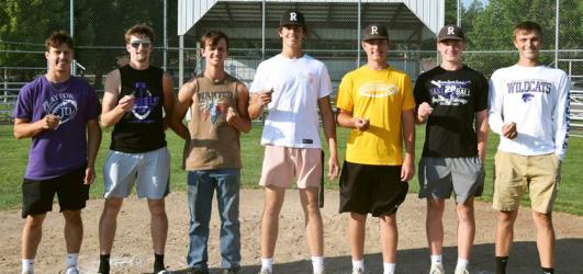 Third Year Letter Winners: Carter Benda, Jaden Deacon, Tanner Graphenteen, Christian Tentinger, Abe Paulzine, Conner DeGreeff, and Derek Kluis.