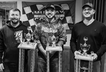 Hobby Stock - John Ross-2nd Place, Malik Sampson-Champion, Eric Gillette-3rd Place