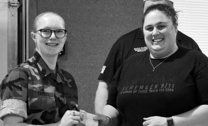 American Legion Riders #64 Brooklynn Tyrrell and Catherine Winters