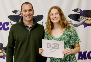 MCC Minnesota Honor Society Scholarship Winner - Lila Scandrett, (Mr. Jason Wischnak)