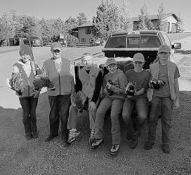 Murray County Pheasants Forever hosted a Youth Hunt on October 10 at the Ron Engler Farm, with many of the young hunters bagging a bird. Several youth were awarded gift cards toward the purchase of a gun. Left to right, Halana Grogan, George Haugen, Tucker Nelson, Cooper Giese, Jensen Grogan and Chance Determan.