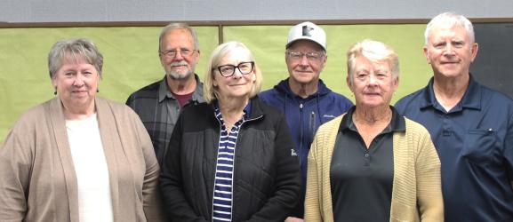 Pictured above are six of the seven Sammons family first cousins who remain from the original 31. Front row, L to R: Donna Rank, Faribault; Kathy Haas, Marshall, Mary Ann Meatzer, Alexandria. Back: Robert Sammons, New Prague, Bruce Hudson, Brainerd, John Sammons, Hastings. Not pictured is Paula Engen, Surprise, AR.