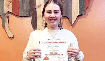 All-Conference (voted on by the coaches in the Red Rock Conference):: Emily Rohrer