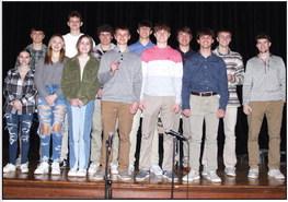 Letter Winners: Gracie Haupert, Carter Lewis, Theron Mannon, Bryce Hoekman, Ava Johnson, Ross Engelkes, Aidan Dierks, Christian Tentinger, Connor DeGreeff, Abe Paulzine, Tanner Graphenteen, Derek Kluis, Jaeden Deacon.