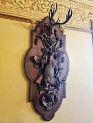 This hunt board carving has made its way back to the Dinehart Holt House. The board can be seen at the open house from 3 to 7 p.m. Thursday, August 14.