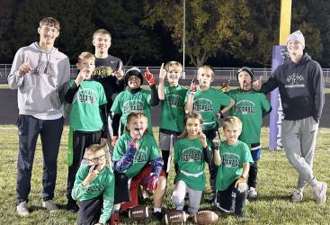 Green Team Coaches Carter Hanson, Dugan Kluis &amp; Teague Meyer, players Boaz Ahlquist, Garrett Buldhaupt, Caden Homan, Austin Johnson, Everett Johnson, Kaleb Mahon, Emmett Pieske, Elliot Plotz, Amiyah VanEck
