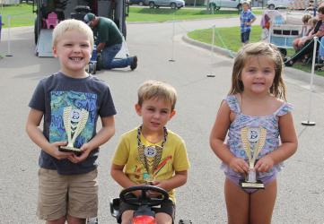 4 year olds: 1st Camdyn, 2nd Clara, 3rd Archer