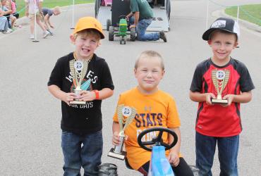 5 year-olds: 1st Iverson, 2nd James, 3rd Heath