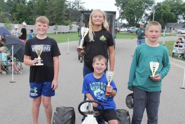 10 year-olds: 1st Kinley, 2nd Brennen, 3rd Graham, Honorable Mention Elliot