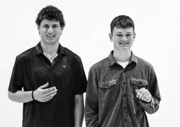 3rd Year Letter Award: Ross Engelkes &amp; Aidan Dierks.
