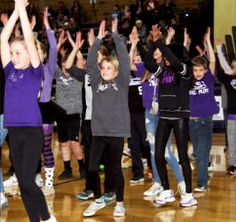 MCC 2 nd -6 th graders had the opportunity, thanks to Mr. Bobeldyk’s dance skill and guidance, to perform at the MCC vs. Edgerton Public Boys Basketball Game on Tues., February 22nd.