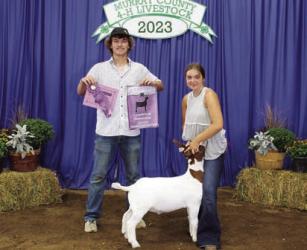 Colton Gunnink - Goat - Junior Show- Royalle Siedschlag - Goat - Market man