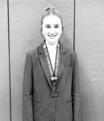 Congratulations to Annie Scandrett on placing 8th place at the2026 MSHSL State Speech meet.She, along with teammates Wesley Hause and Holland Vogel, all made it to state this year!
