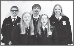 General Livestock: Tyler Reith, Taylor Larson, Danny Larson, Madilyn Kramer, and Jackie Vos. Not Pictured: Dylan Kramer, Brady Ford, Jackson Kramer, Eli Baumgartner, and Milli Lindberg.