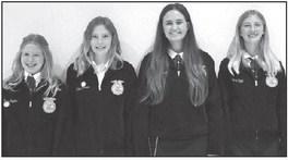 Soil: Aubrey Biegler, Chloe Kremer, Lauren Stoel and Holland Vogel. Not Pictured: Kinsley Guza.