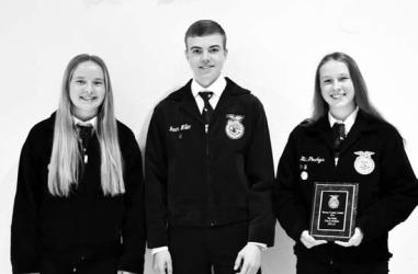 Fish &amp; Wildlife: Emmi Peltola, Colby MIller, Hailey Peschges. Not Pictured: Evan Joens and Kyle Dahlhoff.