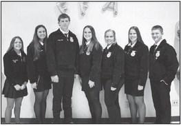 New Officers: Sophia Nelson (reporter), Lauren Stoel (Treasurer), Landon Beek (Vice President), Jayda Hellewell (President), Callie Platt (Secretary), Kylie Knakmuhs (Sentinel), Owen Moline (Officer at Large).